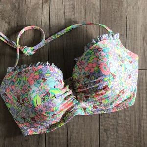 Victoria’s Secret Floral Print Bikini Top